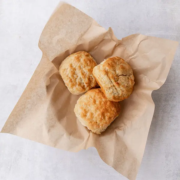 basket of fresh biscuits